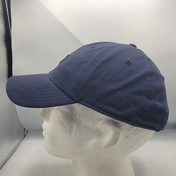 Ogio Shadow Badge Blue Cotton Hat Cap Adjustable Strapback Casual Athletic - Picture 2 of 8